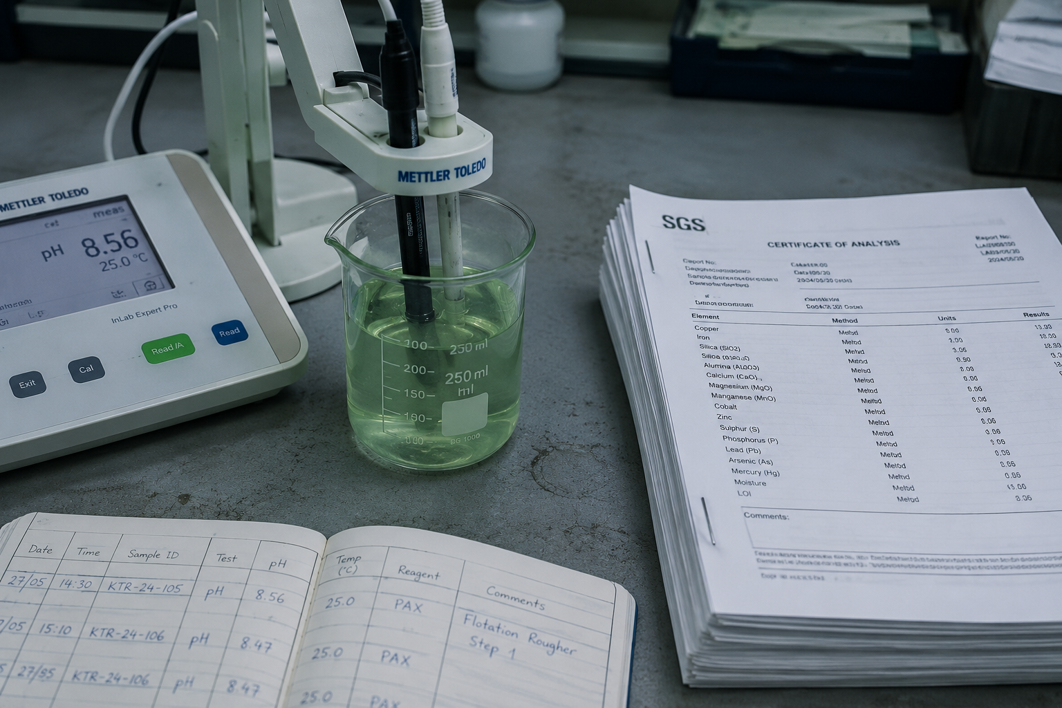 Contrôle qualité laboratoire GMS
